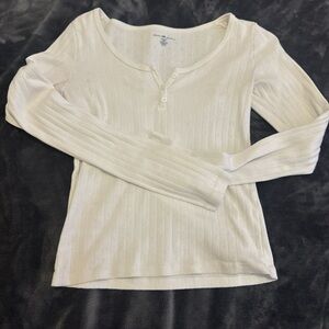 Brandy Melville White Longsleeve